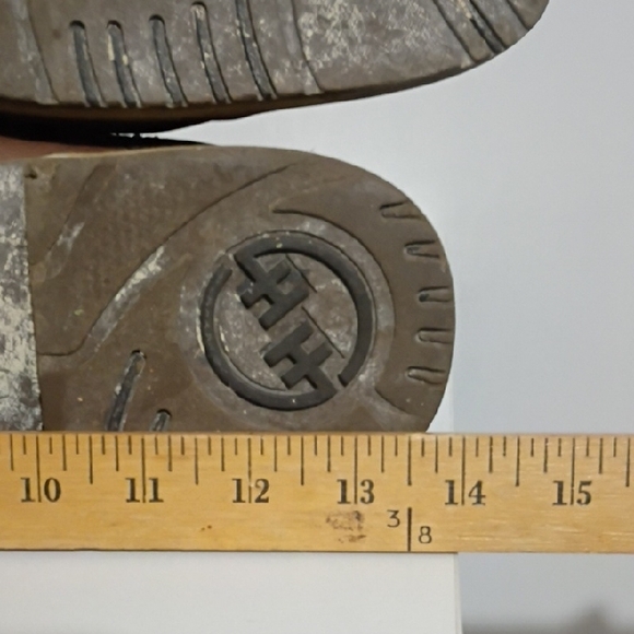 HH Double H Brown Leather Cowboy Boots Western Boots Size 14D - Picture 13 of 15